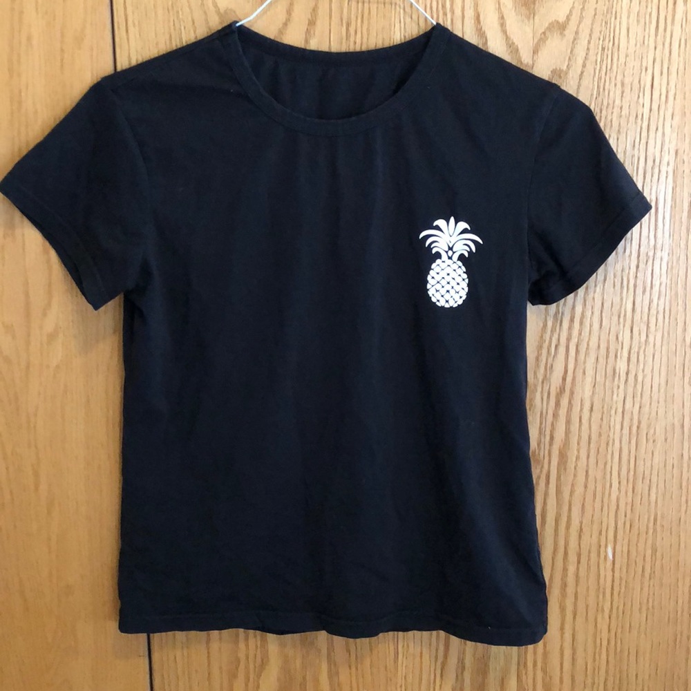 Black Pineapple T- Shirt